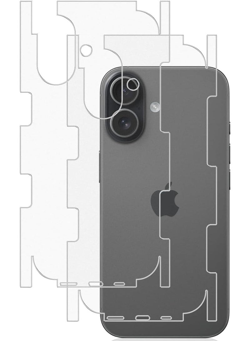 موز 2 Pack Full Cover Back Screen Protector for iPhone 17 Pro Max/17 Pro/17 Air/17, Soft Hydrogel Film, HD Clear Protective Film Back &Side (iPhone 17) - Image 1